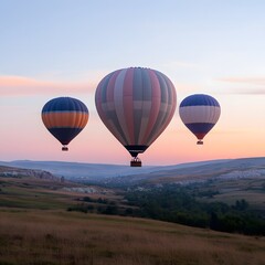 Fototapeta premium Cappadocia sunrise hot air balloon flight