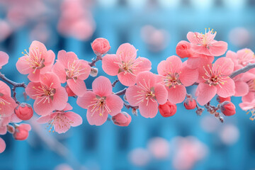 The arrival of spring in March, fresh and hopeful, seasonal theme