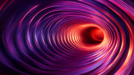 Abstract Spiral Pattern in Purple and Red Tones
