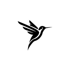 Fototapeta premium Hummingbird Vector Logo Design