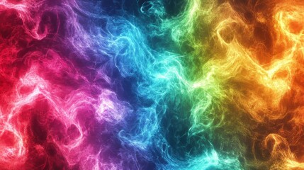Obraz premium A fluid burst of electric colors blending and flowing into one another, vibrant and mesmerizing, ultra-detailed, 8k