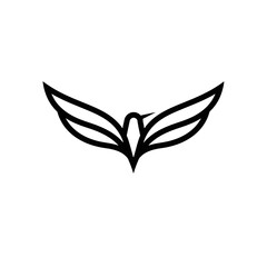 Fototapeta premium Hummingbird Vector Logo Design