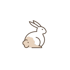Fototapeta premium Rabbit Vector Logo Design