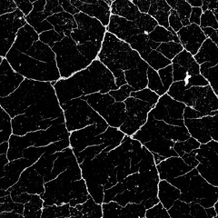 Rough cracked black paint texture with peeling and detailed fractures