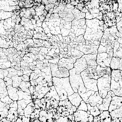 Aged cracked surface with natural white fractures and rough texture