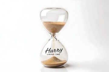 Hourglass Showing Hurry Limited Time , Urgency