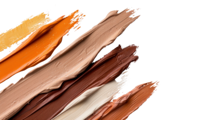 Colorful Abstract Strokes of Paint on a Dark Background for Artistic and Creative Design Projects