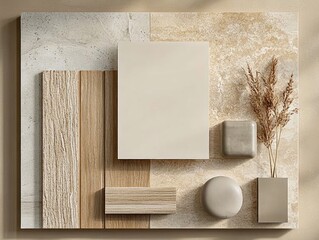 Beige Interior Design Mockup