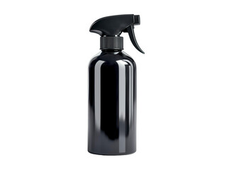 black plastic spray bottle
