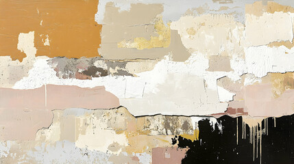 Fototapeta premium Abstract urban wall texture, peeling paint, city background, design element