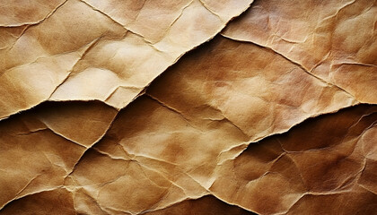 Brown Creased Paper Texture Background