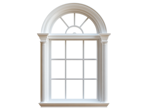 large white window frame