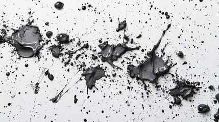 Black Paint Splash Patterns