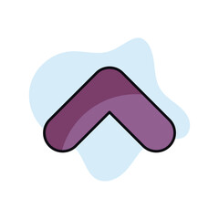 Up Arrow stock illustration