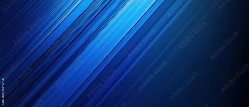 Poster abstract dark blue background with diagonal lines and gradient effect, creating a modern and dynamic