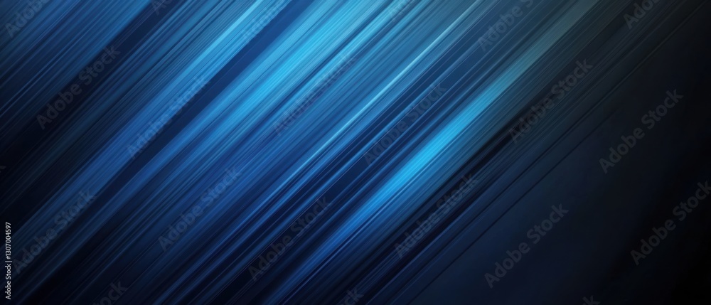Poster abstract dark blue background with diagonal lines and light streaks, creating a modern and dynamic t