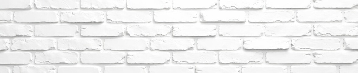 Obraz premium Clean whitewashed brick wall texture background , bright, texture, light