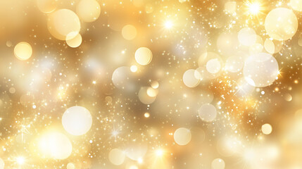 golden bokeh background