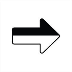 Right Arrow stock illustration