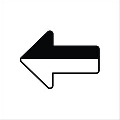 Left Arrow stock illustration