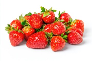 Fresh strawberry isolated on clean background