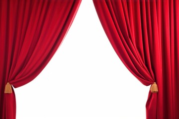 Red curtain backgrounds white background elegance.