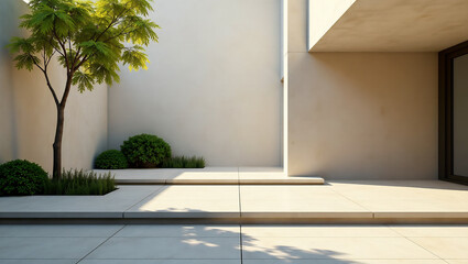 Urban Zen Vignette – Minimalist Brushwork over Industrial Stone