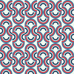 70s retro vintage Mid Century Modern Seamless Pattern