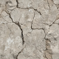 seamless cracked concrete wall