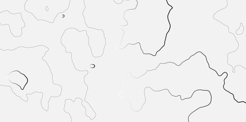 Abstract topography with contour map waves paper topo relief line map mountain background. Curved line topo seamless topography ornament design. Vector background.