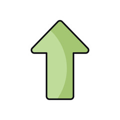 Up Arrow stock illustration