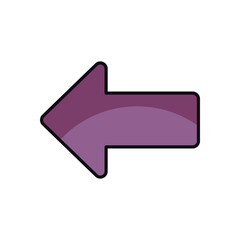 Left Arrow stock illustration