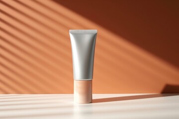 Skincare tube cosmetics sunscreen lipstick.