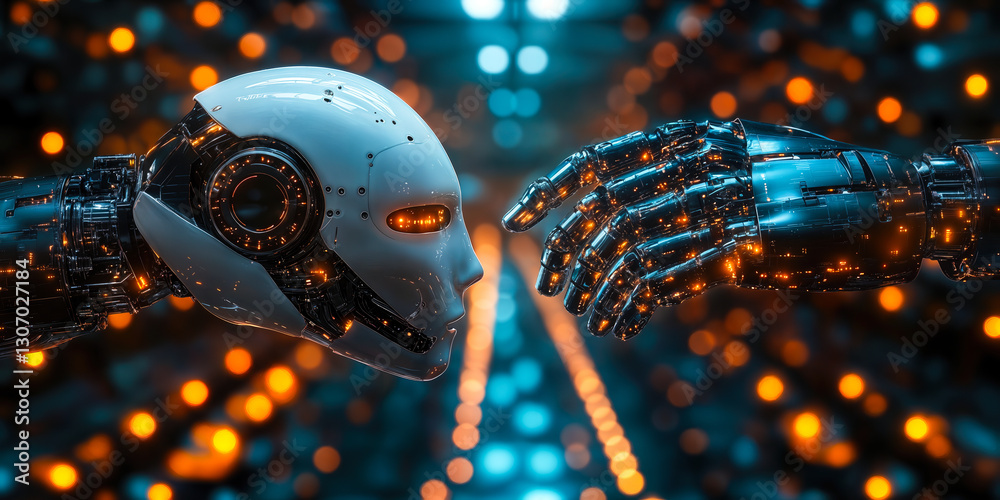 Poster ai robotics and communication technology: human-robot interaction in automated digital communication