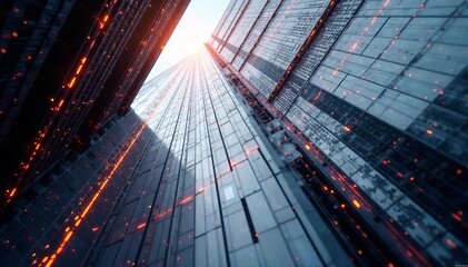 Overlapping black stripes, angular modern texture, contrast, wallpaper, banner