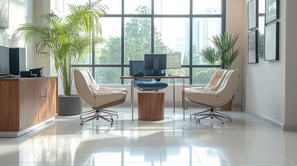 modern living room interior with furniture