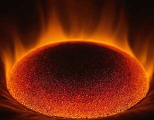 close up of fire flames