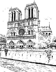 architecture, sketch, building, coloring page, drawing, church, vector, city, house, illustration, old, art, paris, town, design, europe, tower, castle, travel, home, cathedral, vintage, construction,