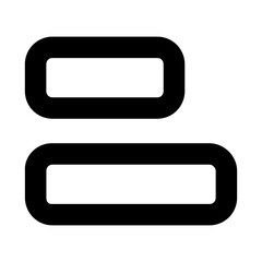 abstract Align Shape line icon 