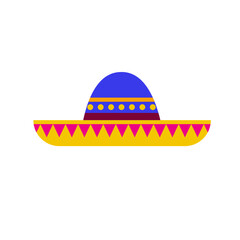 sombrero Mexican traditional hat. icon illustration