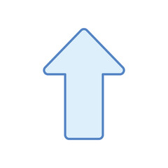 Up Arrow stock illustration