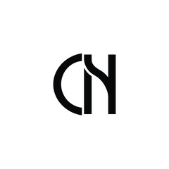 CN monogram logo design letter text name symbol monochrome logotype alphabet character simple logo