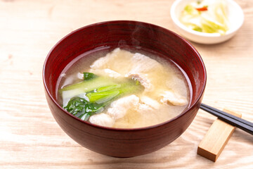 小松菜の味噌汁