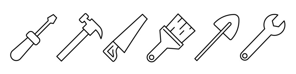 tools icon. tools icon set
