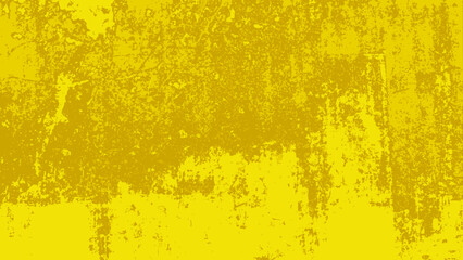 ラフな質感のグランジ背景 / イエロー