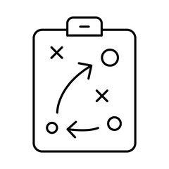 Strategy Line Icon. Digital Marketing Icon Editable Stroke Vector Illustration