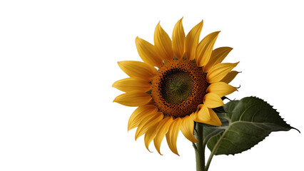 Fototapeta premium sunflower flower on transparent background. purple flower on transparent background