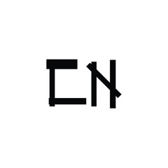 CN monogram logo design letter text name symbol monochrome logotype alphabet character simple logo