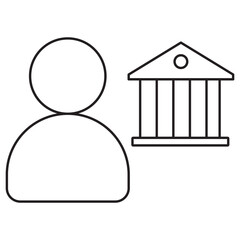 IAM Governance Icon, Effective IAM Governance Strategies, Optimizing Identity & Access Management Governance, Vector