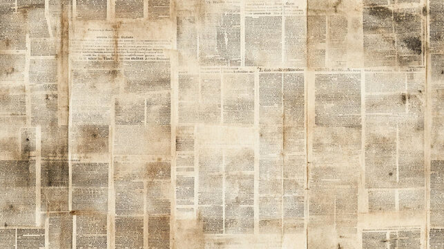 Vintage newspaper background.
